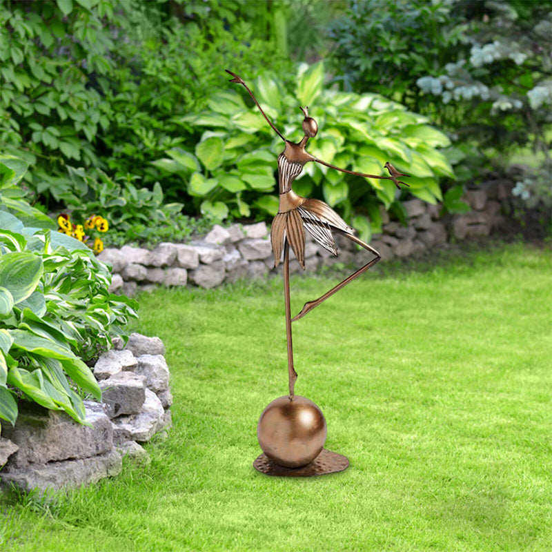 Tanzendes Gartenmädchen Statuen