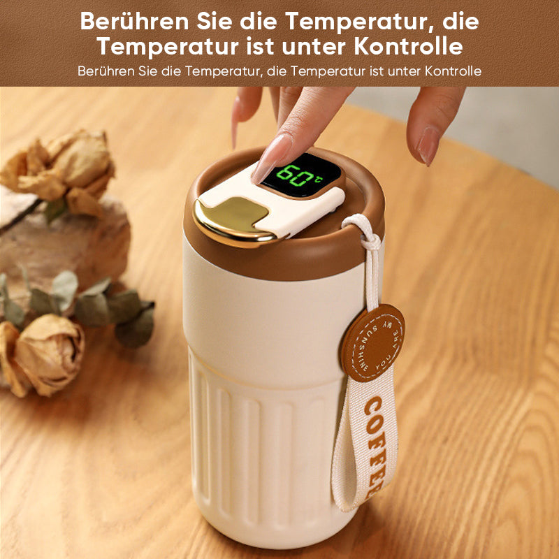 Kaffee-Thermoskanne Mit Temperaturanzeige