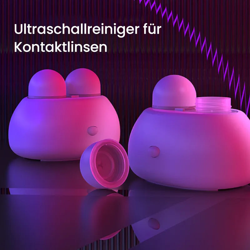 Ultraschall-Kontaktlinsenreiniger