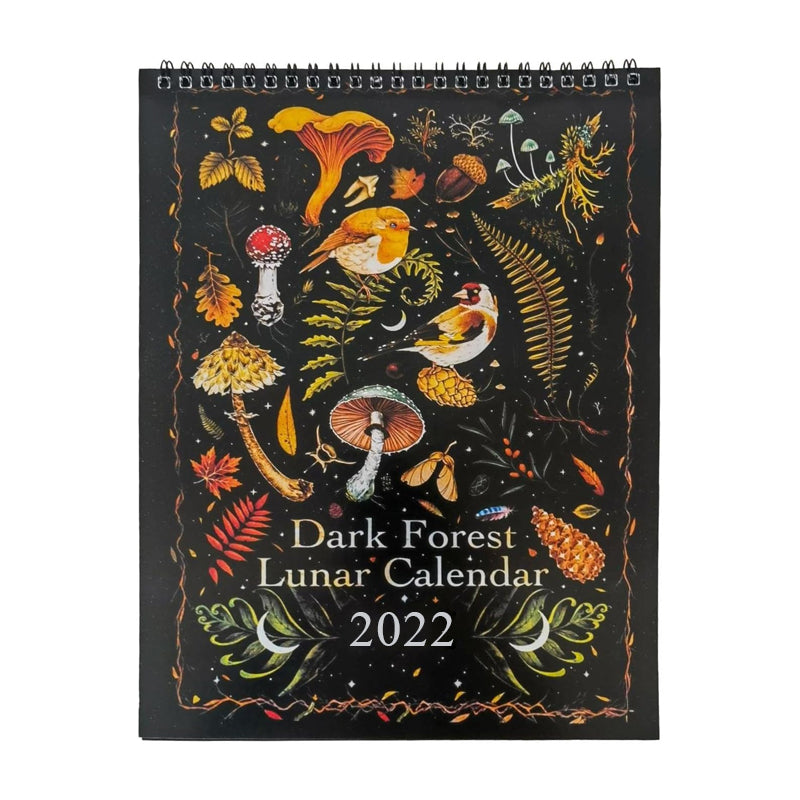 2022/2023/2024 Dunkler Wald Mondkalender