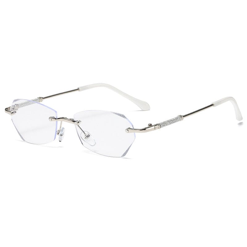 Moderigtige anti-blå lys kantløse læsebriller