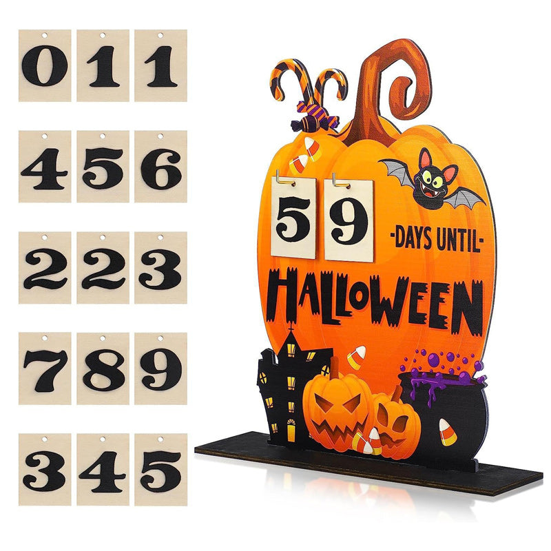 Halloween-Adventskalender aus Holz